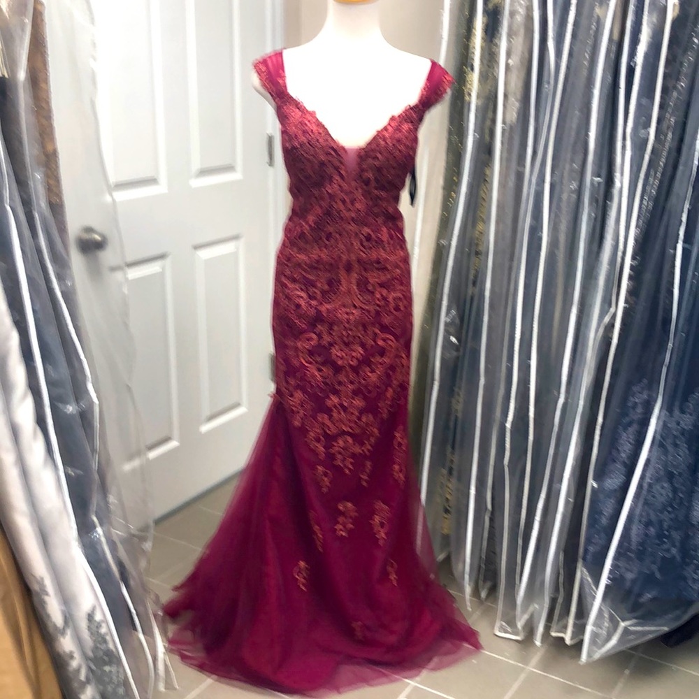 Elegant long evening dress